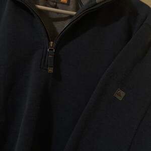 Quiksilver Waterman Collection Navy Blue Quarter-Zip Pullover